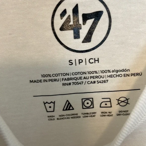 Boston Red Sox City Connect T-Shirt - Whitewash ‘47 Brand - Picture 2 of 4